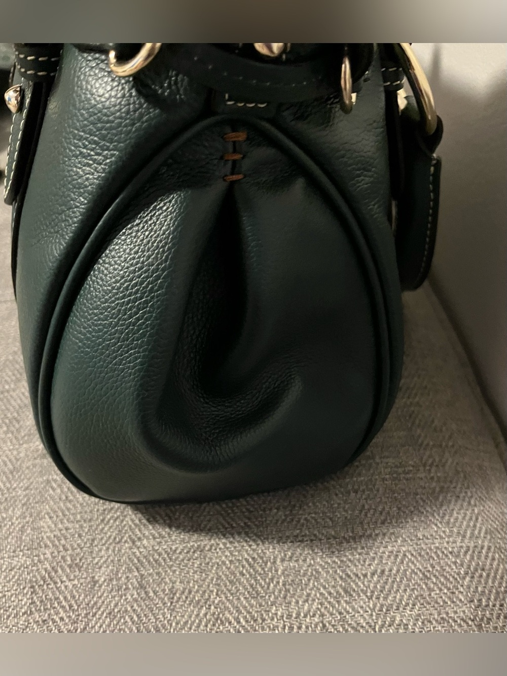Dooney & Bourke Sorrento 30 satchel Ivy with pocket - Picture 15 of 16
